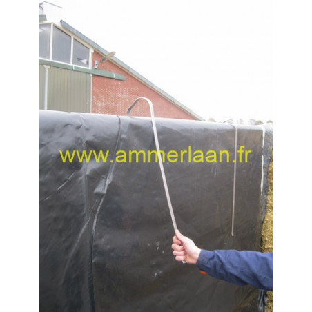 Serre Bâche Inox - Silo D'ensilage pour murs de 7-15 cm L70 cm