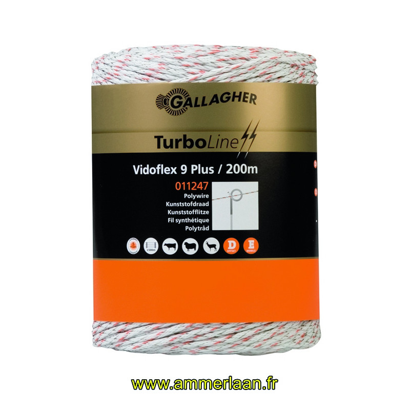 Vidoflex 9 TurboLine Plus gamme Gallagher - Ref: 011247