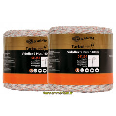 Paquet DUO Vidoflex 9 TurboLine Plus gamme Gallagher - Ref: 069323