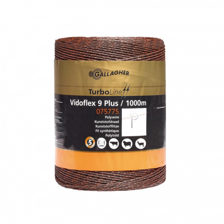 Vidoflex 9 TurboLine Plus 1000m gamme Gallagher - Ref: 075775