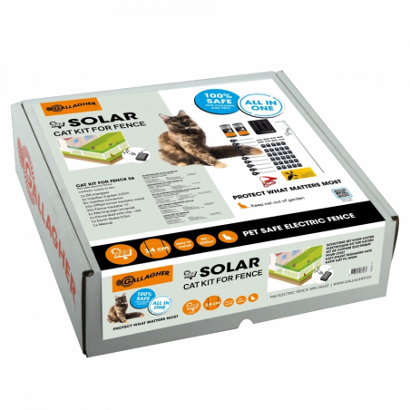 Kit pour chat - S6 Solar gamme Gallagher - Ref: 087433