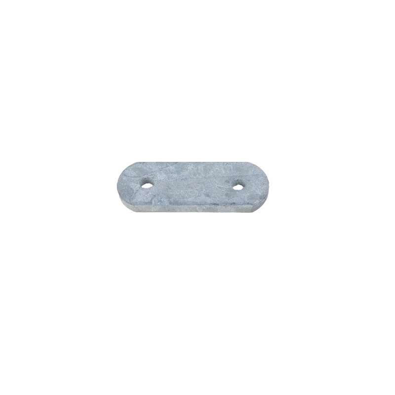 Contre plaque 120x50mm pour support poulie station a corde 5560-5551-001