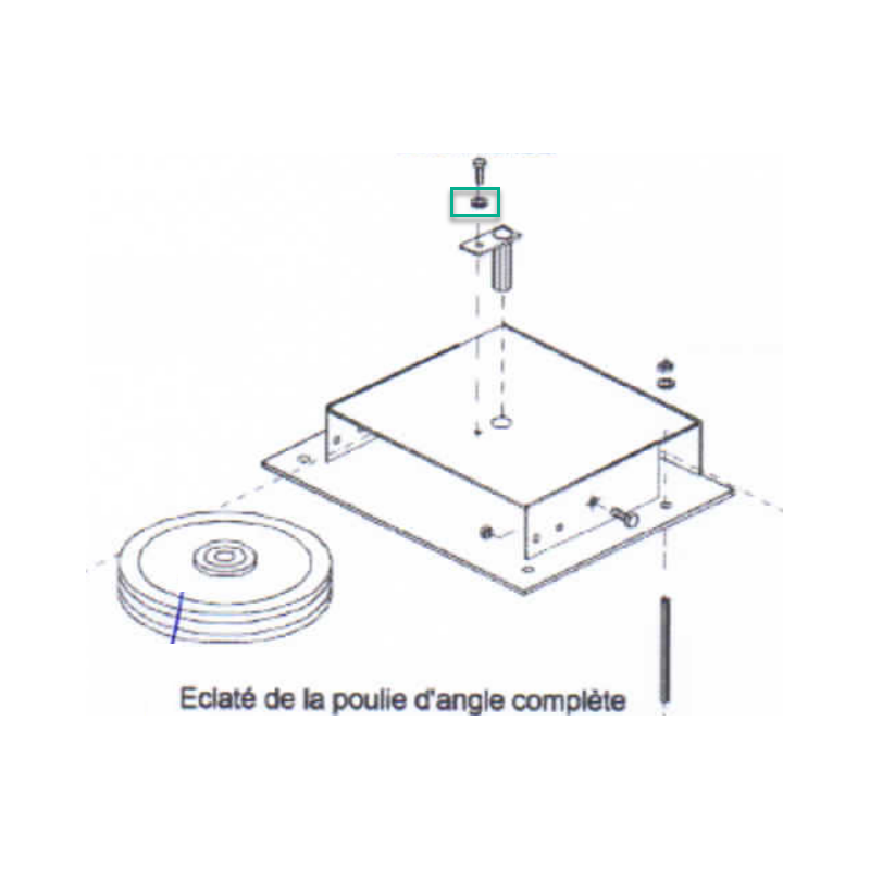 Rondelle 8.4x16.0x1.6 Duplex M 8 d'origine Gea ref 5585-3008-005