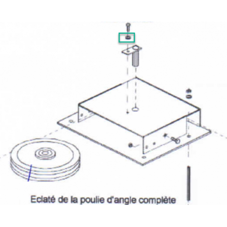 Rondelle 8.4x16.0x1.6 Duplex M 8 d'origine Gea ref 5585-3008-005