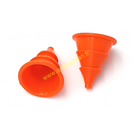 Bouchon Pour Manchon Trayeur 2 Crans Orange (1x)