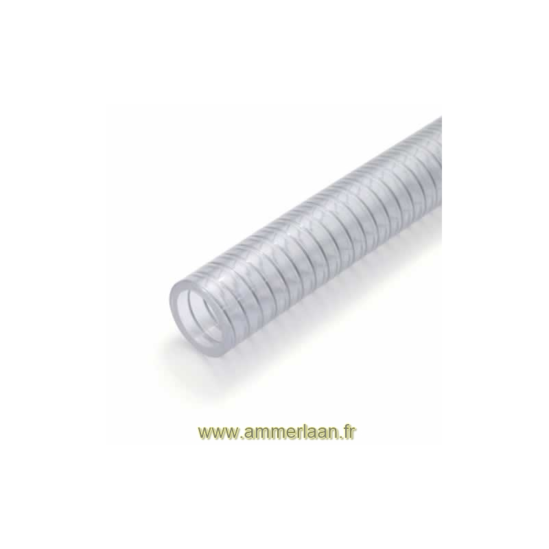 Tuyaux PVC spirale acier ø 20 x 27 mm (1m)