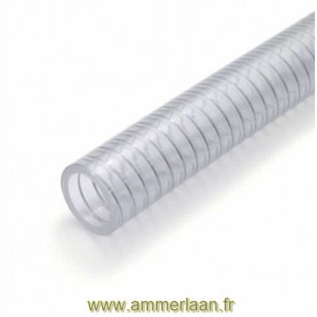 Tuyaux PVC spirale acier ø 50 x 60 mm (1m)