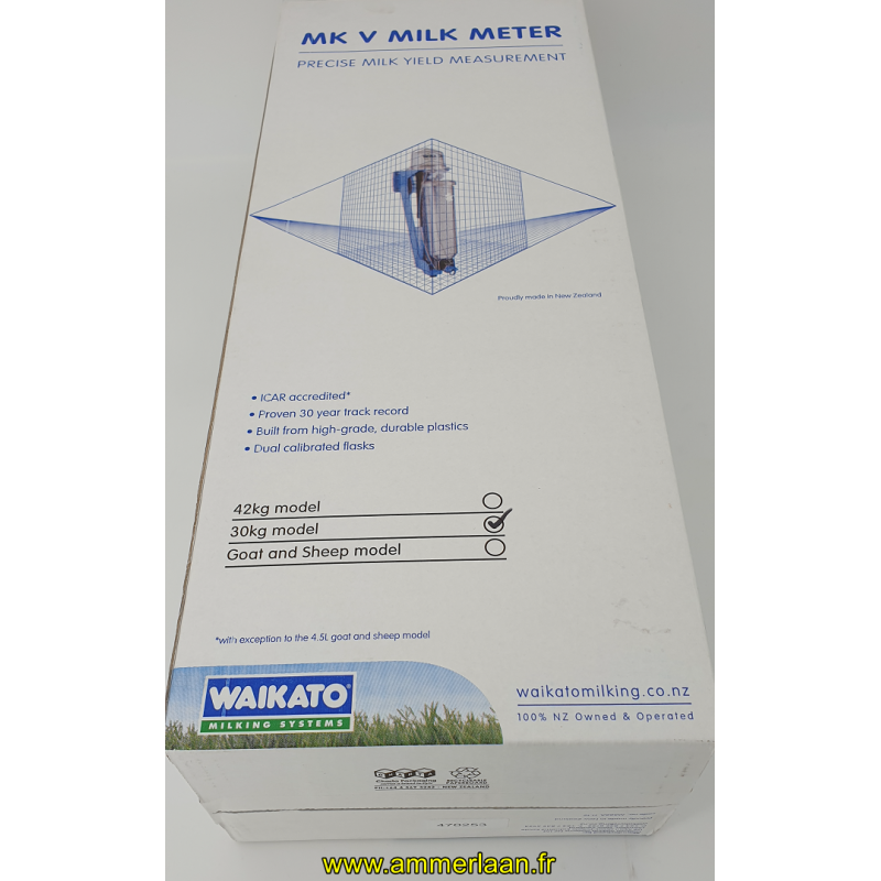 Compteur A Lait Waikato 30 Litre Avec Kit De Fixation