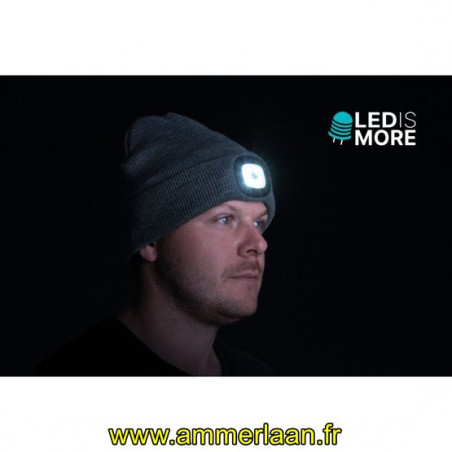 Bonnet avec lampe LED - LED is more muts