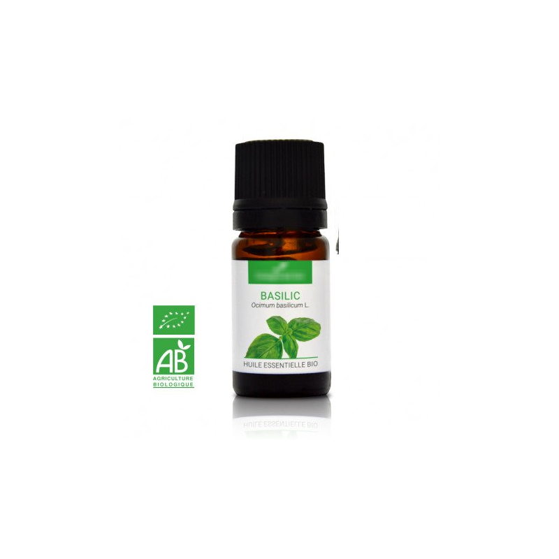 BASILIC TROPICAL - Huile essentielle BIO - Contenance : 10mL - DDM: 10-2024