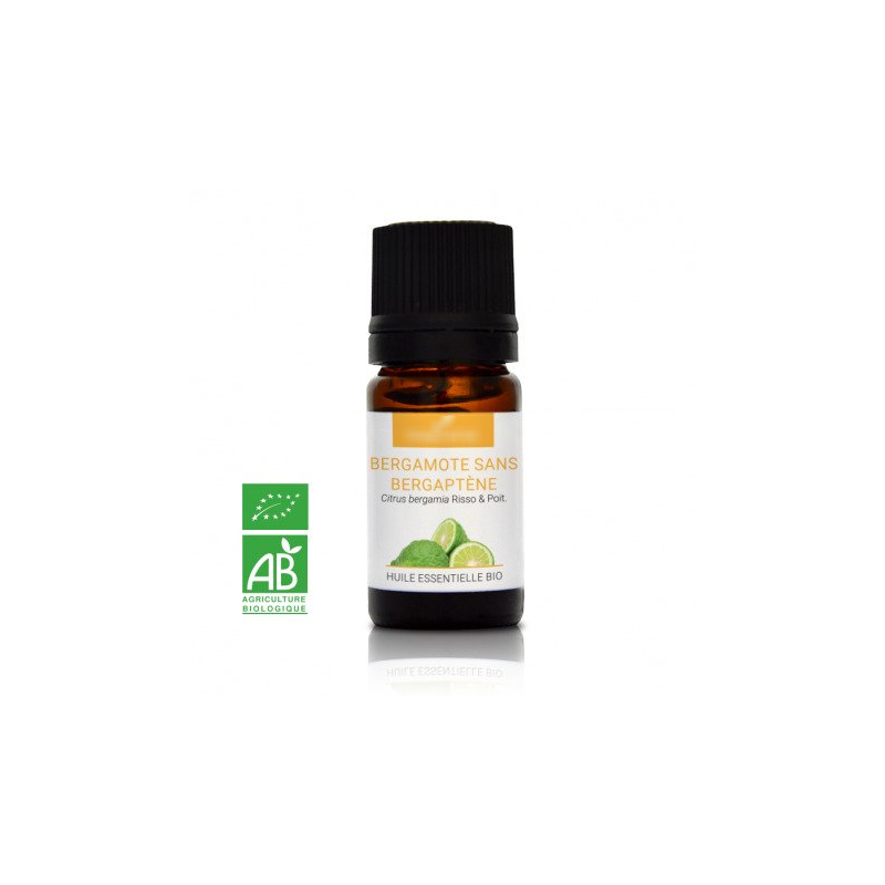 BERGAMOTE SANS BERGAPTÈNE - Huile essentielle BIO Contenance 10mL - DDM 11-2025