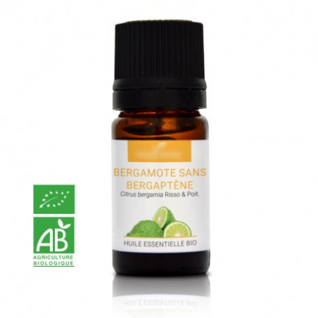 BERGAMOTE SANS BERGAPTÈNE - Huile essentielle BIO Contenance 10mL - DDM 11-2025