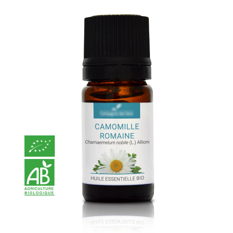 CAMOMILLE ROMAINE - Huile essentielle BIO - Contenance  5ml - DDM : 03-2025