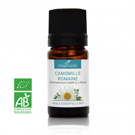 CAMOMILLE ROMAINE - Huile essentielle BIO - Contenance  5ml - DDM : 03-2025