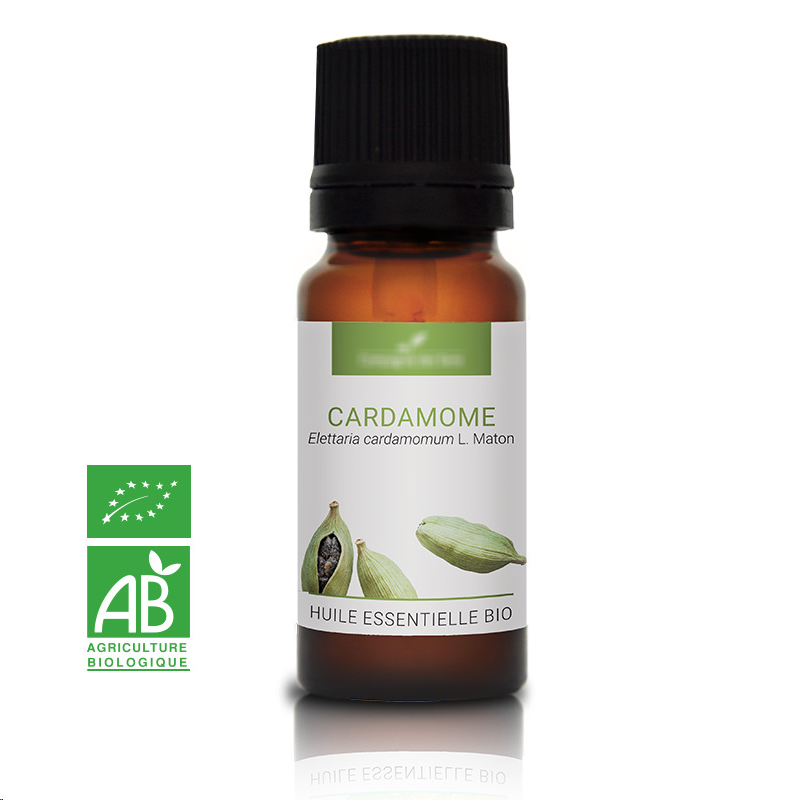 CARDAMOME - Huile essentielle BIO - Contenance : 10 mL - DDM 04-2022