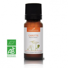 CAROTTE SEMENCES - Huile essentielle BIO - Contenance : 10mL - DLUO 09-2021