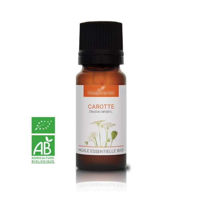 CAROTTE SEMENCES - Huile essentielle BIO - Contenance : 10mL - DLUO 09-2021