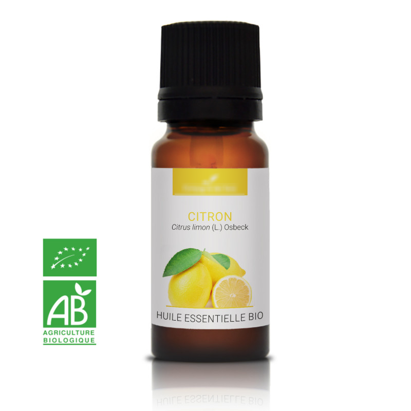 CITRON - Huile essentielle BIO - Contenance : 30mL - DDM: 04-2025