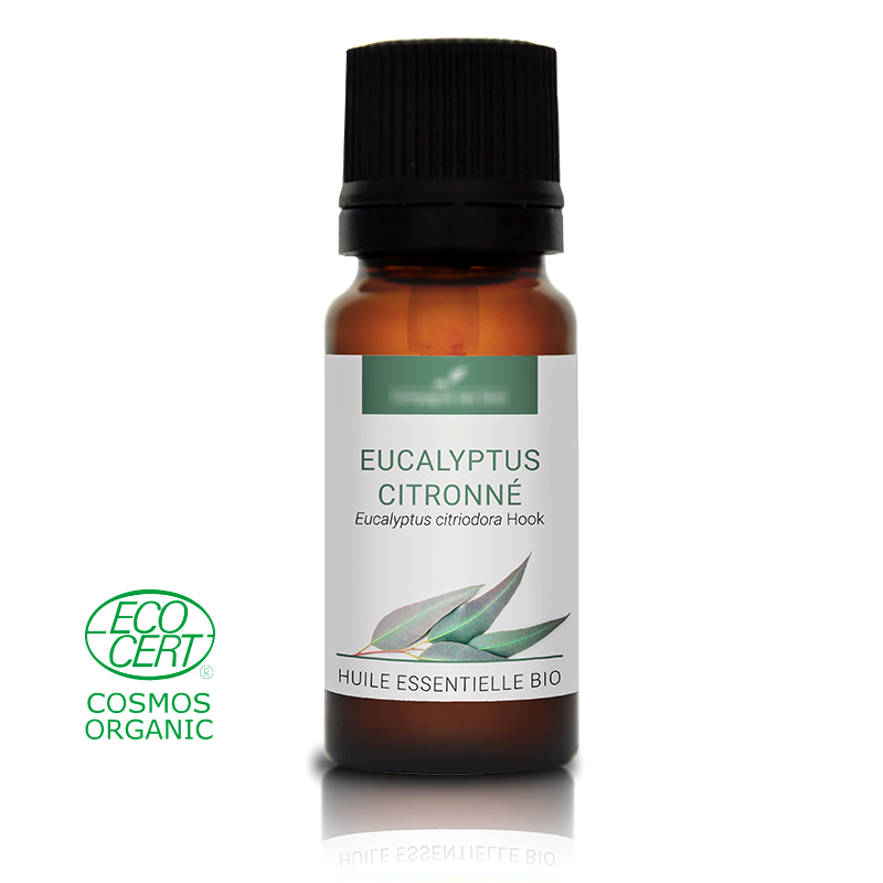 EUCALYPTUS CITRONNÉ - Huile essentielle BIO - Contenance : 10mL - DDM 01-2024