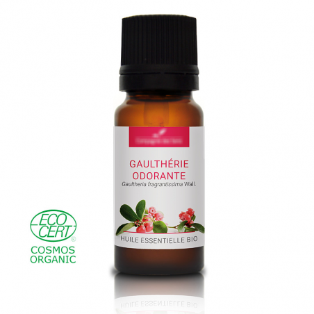 GAULTHÉRIE ODORANTE - Huile essentielle BIO - Contenance : 10mL - DDM: 05-2022