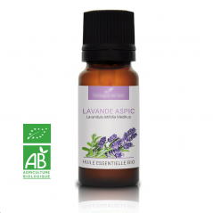 LAVANDE ASPIC - Huile essentielle BIO - Contenance : 10mL - DDM: 01-2024