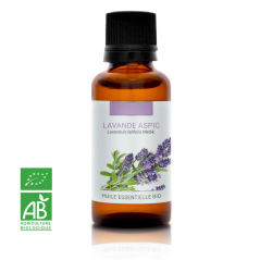 LAVANDE ASPIC - Huile essentielle BIO - Contenance : 30mL - DDM 07-2025