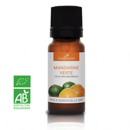 MANDARINE VERTE - Huile essentielle BIO - Contenance : 10mL - DDM: 10-2022