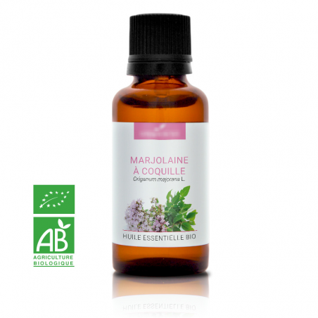 MARJOLAINE À COQUILLES - Huile essentielle BIO - Contenance 10mL - DDM 10-2024