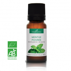 MENTHE POIVRÉE - Huile essentielle BIO - Contenance : 5mL - DDM 03-2024