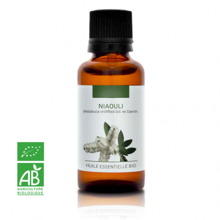 NIAOULI - Huile essentielle BIO - Contenance : 30mL - DDM 01-2024