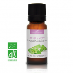 ORIGAN VERT - Huile essentielle BIO - Contenance : 10mL - DDM: 07-2024