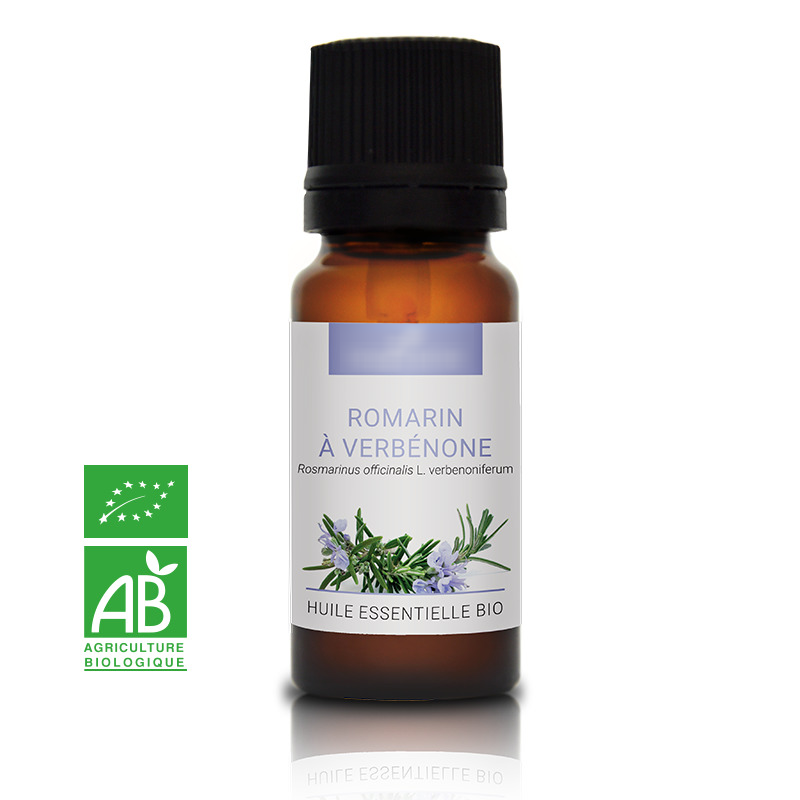 ROMARIN À VERBÉNONE - Huile essentielle BIO - Contenance : 10mL - DDM 01-2024