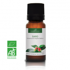 SARO - Huile essentielle BIO - Contenance : 10mL - DDM: 11-2022