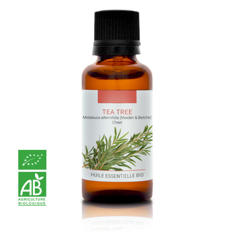 TEA TREE - Huile essentielle BIO - Contenance : 30mL - DDM: 07-2028