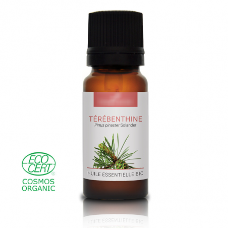 TÉRÉBENTHINE - Huile essentielle BIO - Contenance : 10mL - DDM: 11-2021