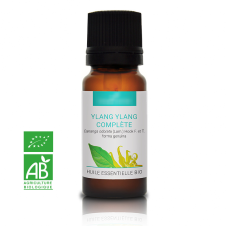 YLANG YLANG COMPLÈTE  - Huile essentielle BIO - Contenance: 10 ml - DDM: 11-2022