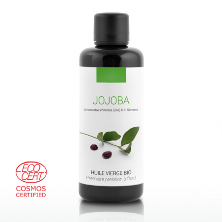 JOJOBA - Huile végétale BIO - Contenance : 100 ml - DDM : 07-2023