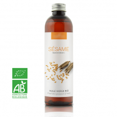 SÉSAME - Huile végétale BIO - Contenance : 100mL - DDM: 02-2023