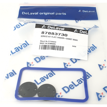 Delaval 878837-30 Service kit plate washer + gasket 8000h d'origine