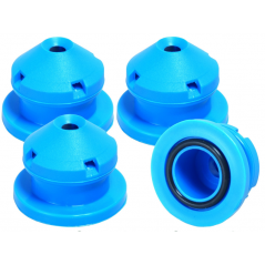 Jeu de 4 embouts jetters bleu Ø29mm pour Fullwood - 53083