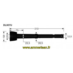 Manchon DL007U Ultraliner Milkrite DeLaval  (999007-03) (4x)