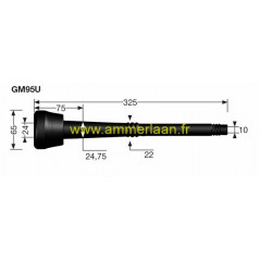 Manchon GM16U Ultraliner MilkRite Pour GM 381416 (4x)