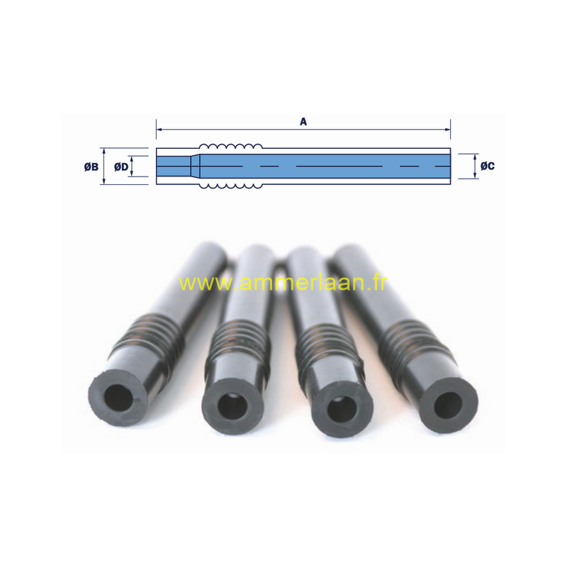 Tuyau Court 140mm A Lait MilkRite WS001 (20x)