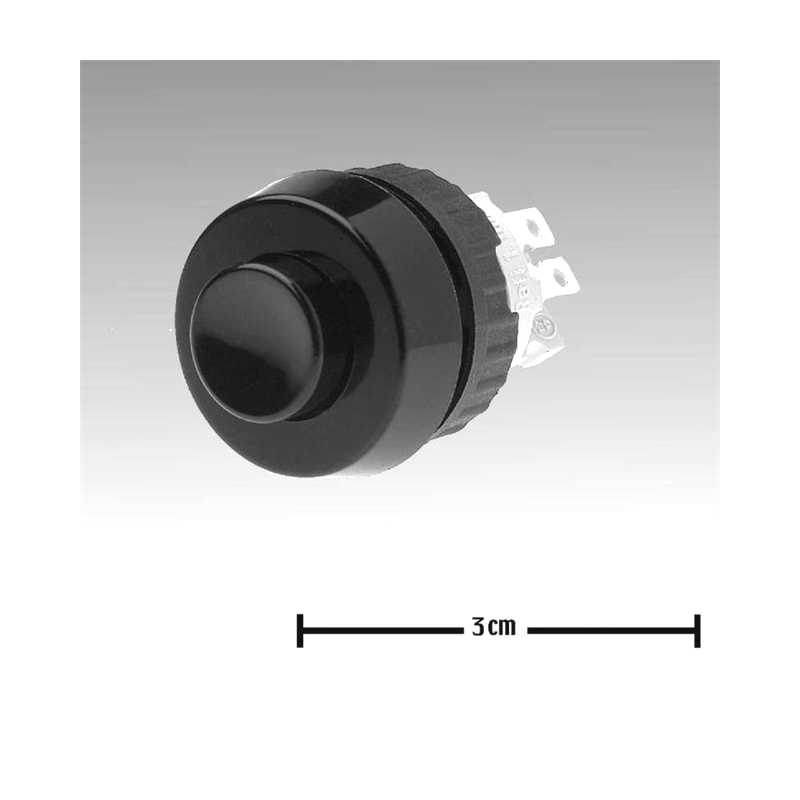 Bouton poussoir - 0.7a / 250v, 1s  d'origine Gea - Réf: 0005-0135-890