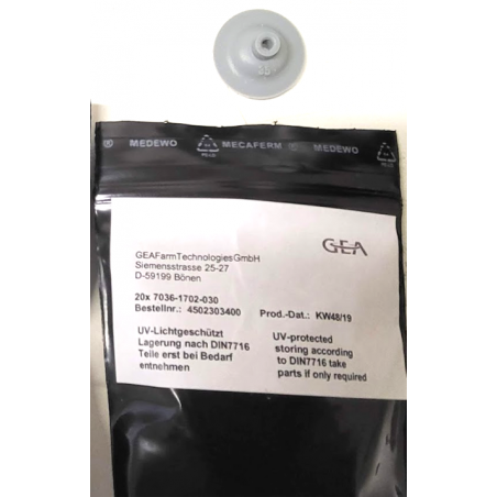 Membrane Top Flow Z 23,5 x 9.25 d'origine Gea 7036-1702-030 (1x)