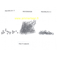 Jeu de joints f. valve cluster Air Mione d'origine réf: 7711-0000-070 (1x)