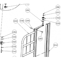 Galet d'entraînement d'origine Gea 7800-0023-346 (rep 0160)