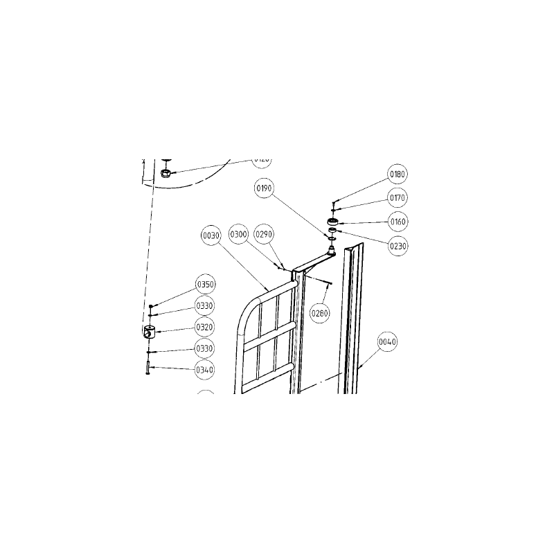 Galet d'entraînement d'origine Gea 7800-0023-346 (rep 0160)