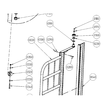 Galet d'entraînement d'origine Gea 7800-0023-346 (rep 0160)