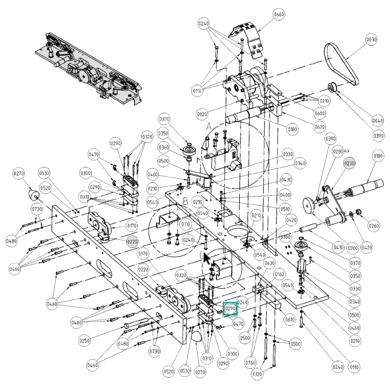 Module de plaque de serrage 97,5 x 32,5 x 21,4  d'origine Gea -7801-1392-000